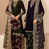 JAZMIN__Embroidered Velvet Formal VF-2030