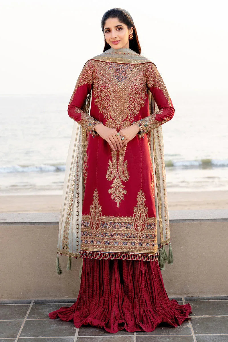 Jazmin | Shahkaar Luxury Lawn 25 | SL25-D5 - Rang-e-Khaas