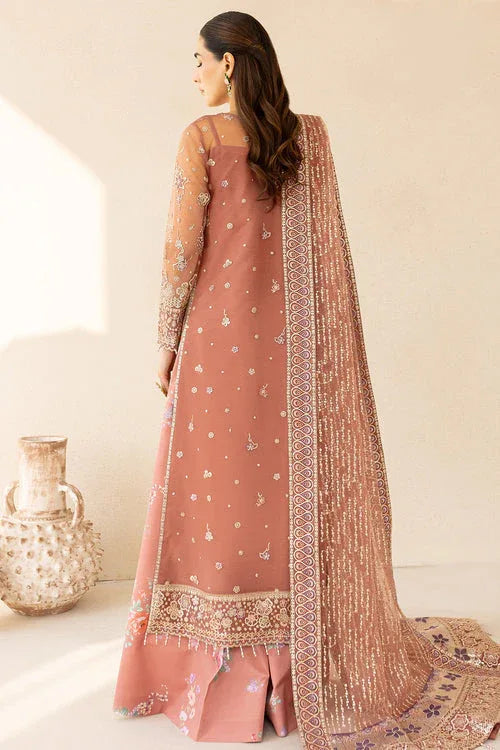 Farasha | Lu Zella Premium Formals 25 | Vintage Rose - Rang-e-Khaas