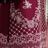 Farasha | Summer weaves| Satin Ruby