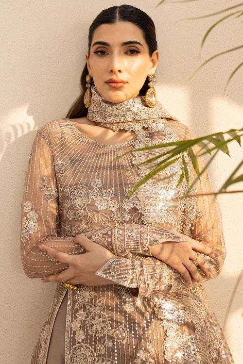 Farasha | Lu Zella Premium Formals 25 | Misty Grace - Rang-e-Khaas