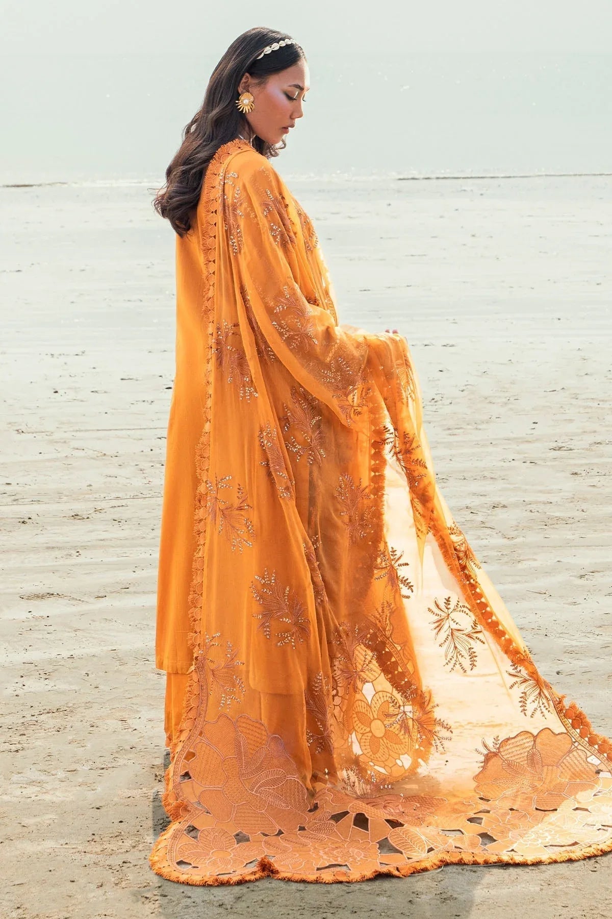 Nureh | Khuwab Luxury Lawn | NE-149 - Rang-e-Khaas