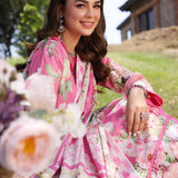 Elaf Premium | Prints Chikankari 24 | 03B PINK MUSE