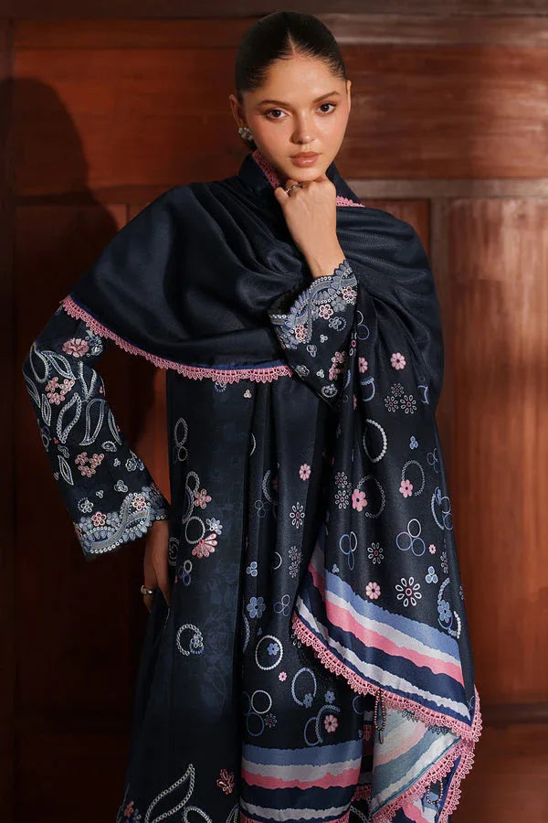 Farasha | Meline Premium Viscose 25 | Night Oak - Rang-e-Khaas