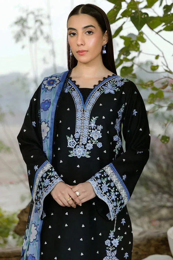 Farasha | Summer Weaves Embroidered Lawn | Ashen Light - Rang-e-Khaas