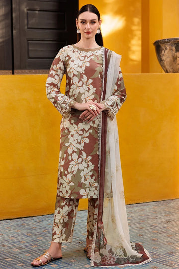 Farasha | Printed Essentials | Rustwood Charm - Rang-e-Khaas
