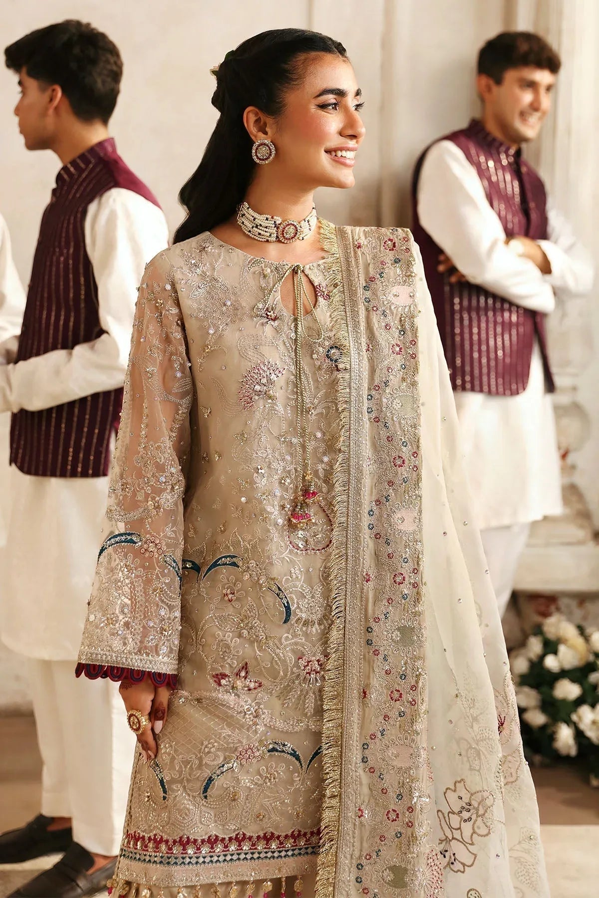 Nureh | Jhoomro Wedding Formals | NL-72 CHANDNI - Rang-e-Khaas