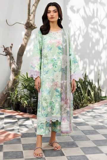 Farasha | Printed Essentials | Silken Sage - Rang-e-Khaas