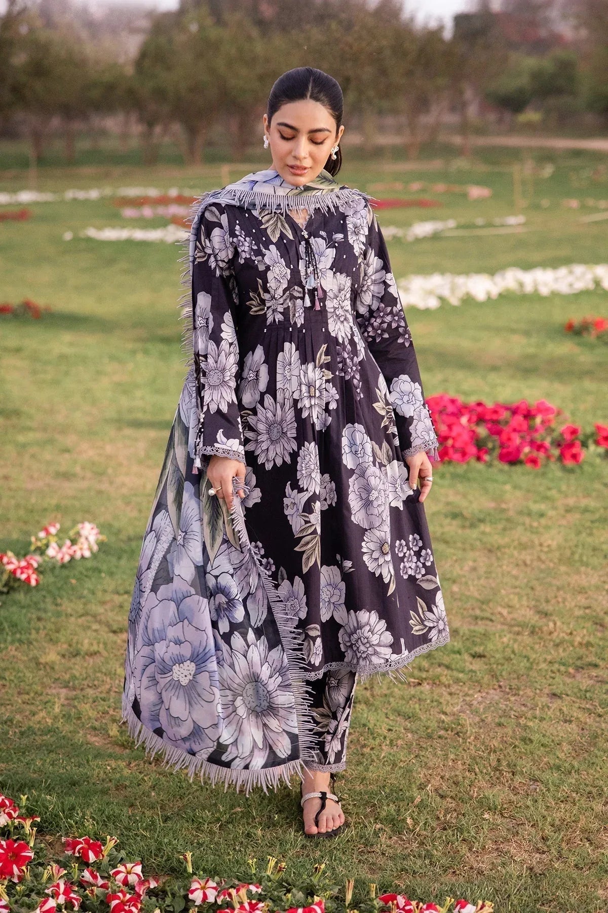 Alizeh | Sheen Lawn Prints 24 | CALLA - Rang-e-Khaas