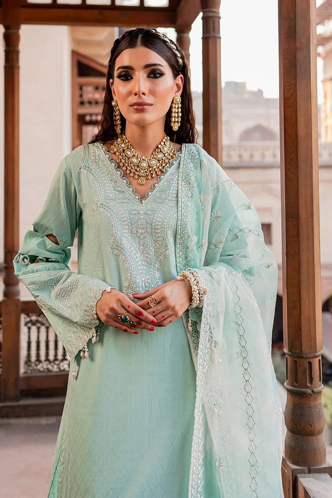 Nureh | Lawn Jacquard | NS-77 - Rang-e-Khaas