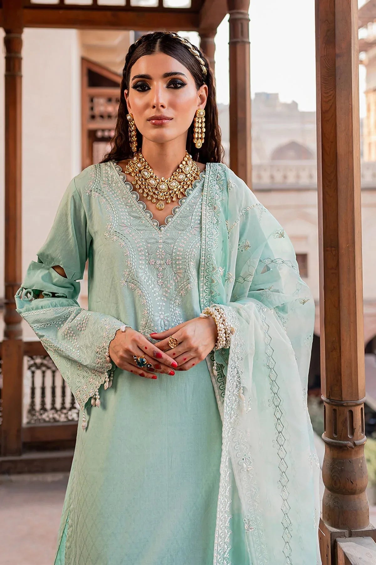 Nureh | Lawn Jacquard | NS-77 - Rang-e-Khaas