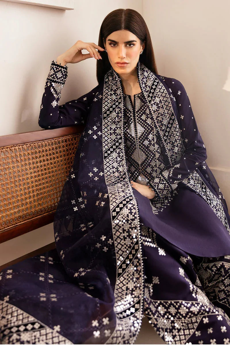 Jazmin | Formals Collection | Raw Silk UR-7030 - Rang-e-Khaas
