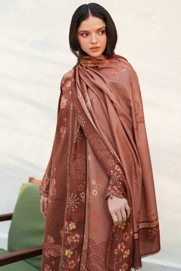 Farasha | Meline Premium Viscose 25 | Brown Clay - Rang-e-Khaas