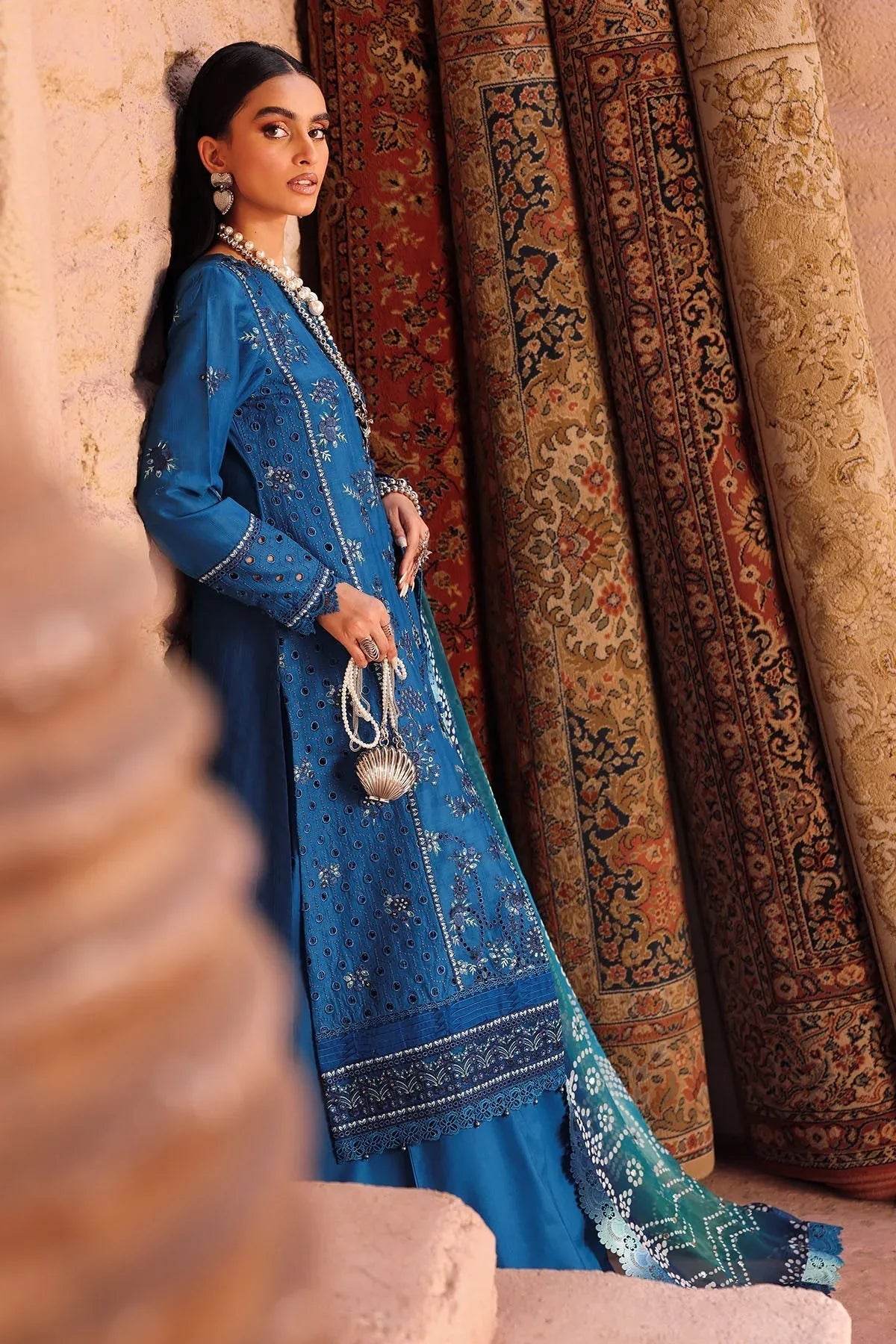 Nureh | Bazaar Lawn | NE-160 - Rang-e-Khaas
