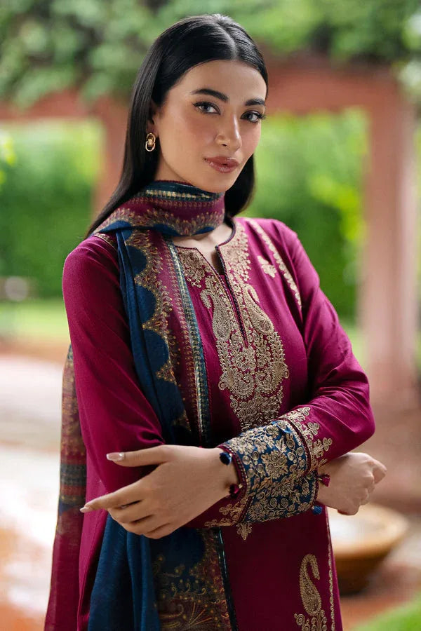 Jazmin | Winter Edition 24 | KHADDAR UW-0069 - Rang-e-Khaas