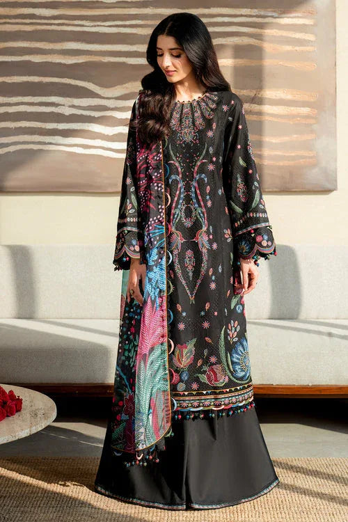 Jazmin | Shahkaar Luxury Lawn 25 | SL25-D10 - Rang-e-Khaas