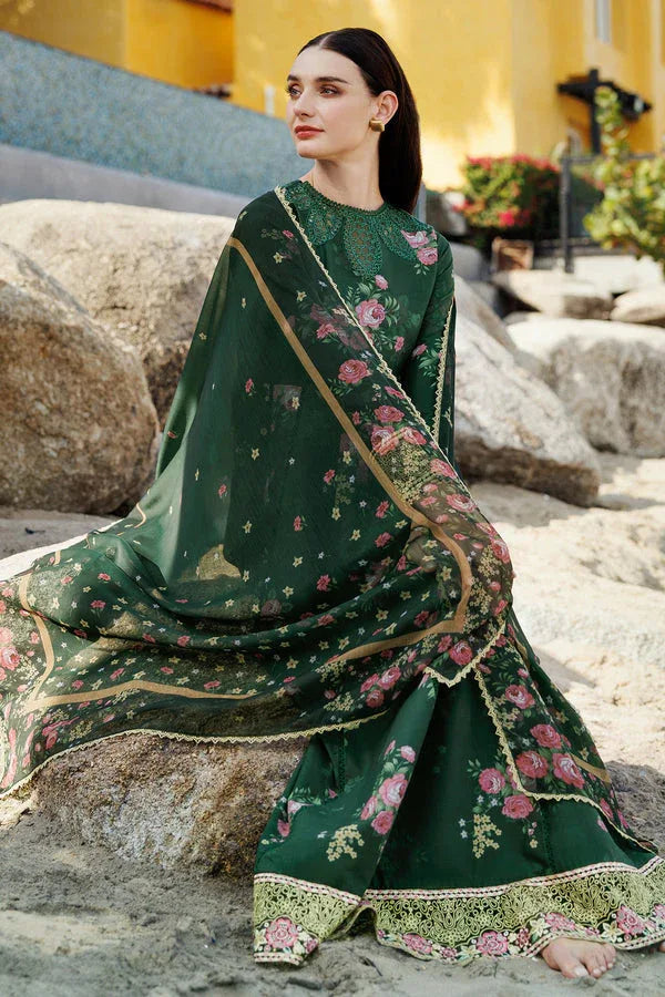 Farasha | Printed Essentials | Mystic Pine - Rang-e-Khaas