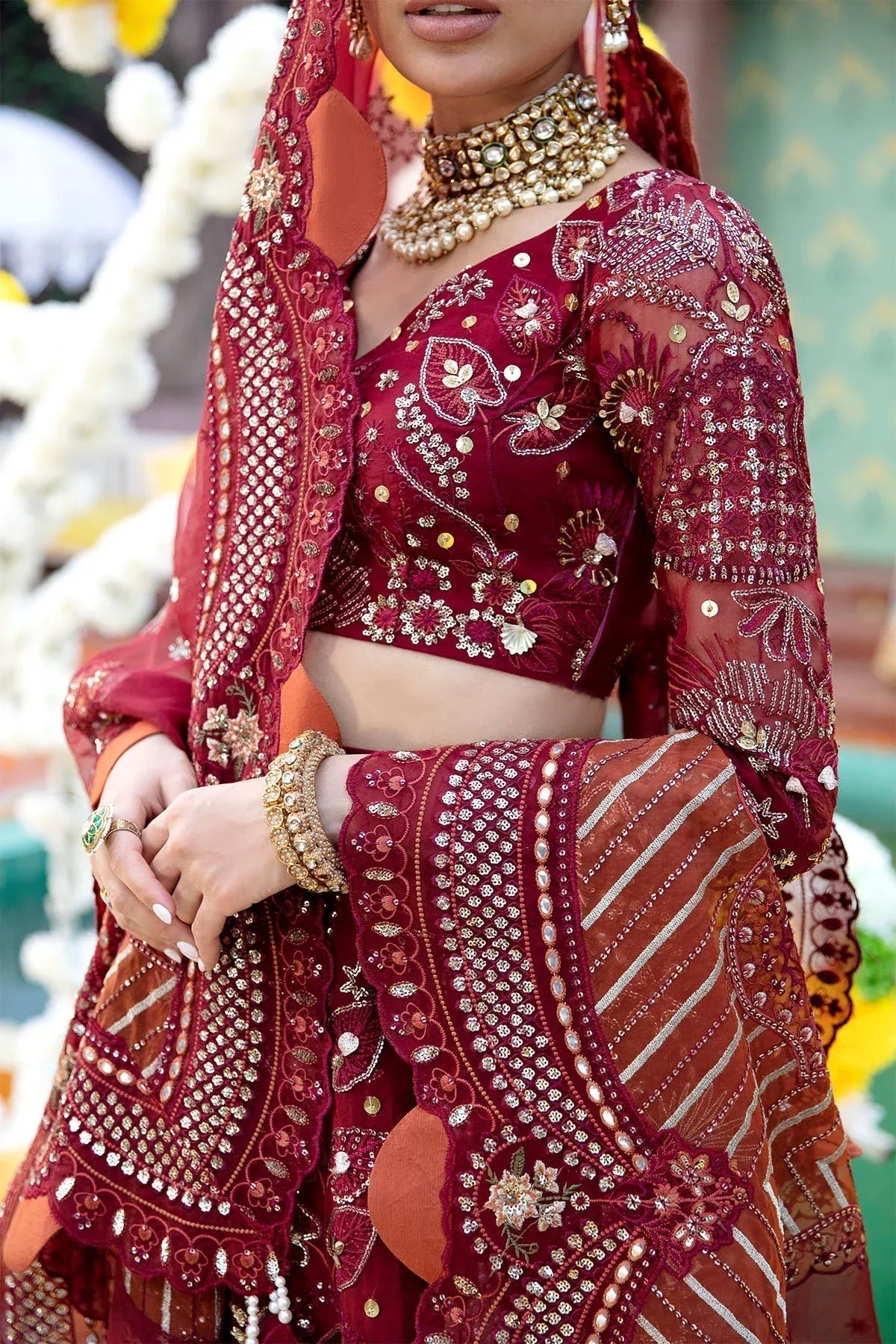 Nureh | Jhoomro Wedding Formals | NL-53 - MAHRO - Rang-e-Khaas