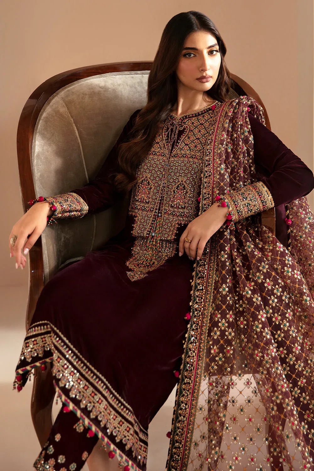 Jazmin | Velvet Edit 24 |  Velvet Formal VF-2022 - Rang-e-Khaas