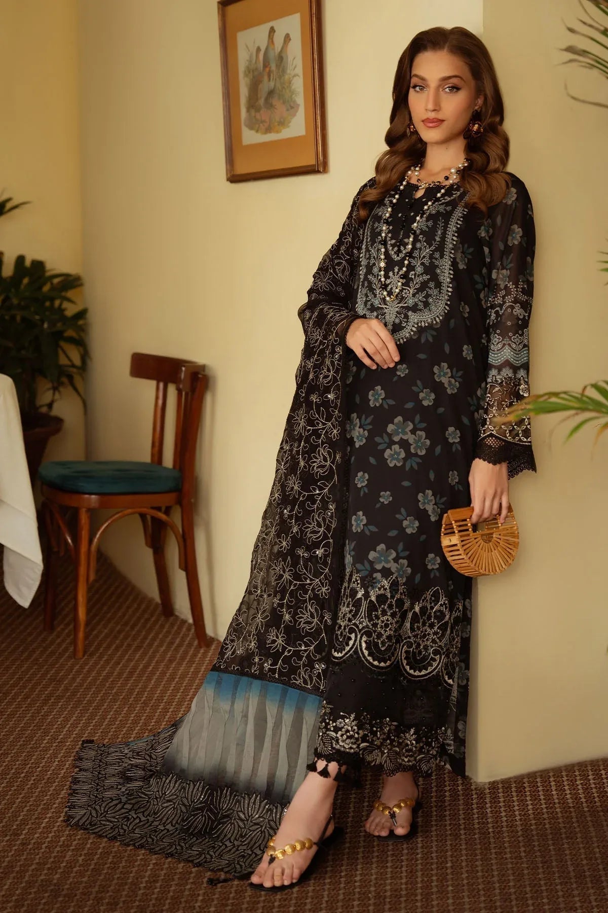 Nureh | Maya Swiss Lawn | NS-151 - Rang-e-Khaas