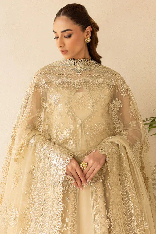 Farasha | Lu Zella Premium Formals 25 | Golden Aura - Rang-e-Khaas