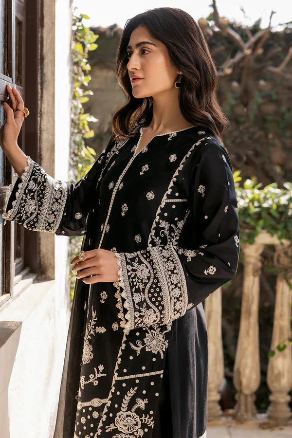 Farasha | Summer Weaves Embroidered Lawn | Midnight Glow - Rang-e-Khaas