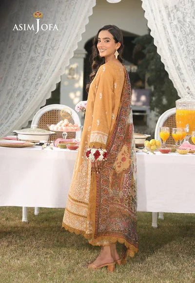 Asim Jofa | Summer Rhapsody | AJUBU-04 Embroidered Jacquard - Rang-e-Khaas