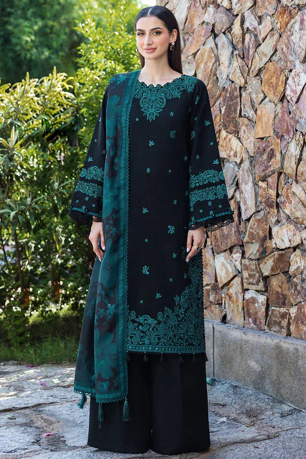 Farasha | Eminence Khaddar 25 | Sepia - Rang-e-Khaas
