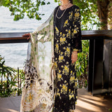 ELAF Signature Embroidered Lawn Unstitched 3Pc Suit ESL-06A ECLIPSED DREAM
