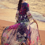ELAF Signature Embroidered Lawn Unstitched 3Pc Suit ESL-08A SINCLAIR