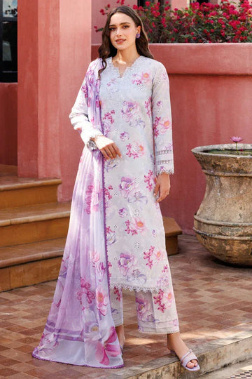 Farasha | Printed Essentials | Rosy Mist - Rang-e-Khaas