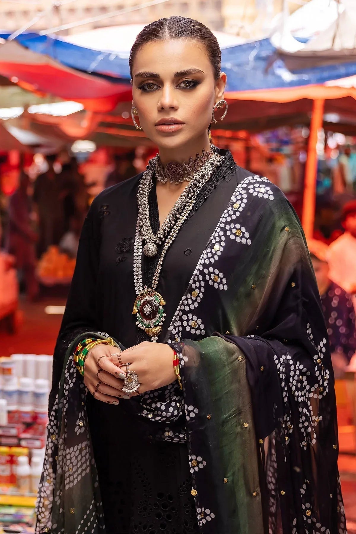 Nureh | Bazaar Lawn | NDS-89 - Rang-e-Khaas