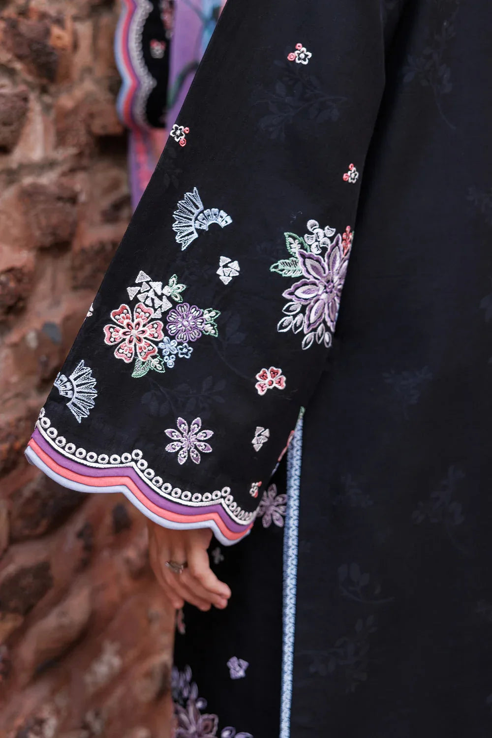 Farasha | Printed Essentials | Sable - Rang-e-Khaas