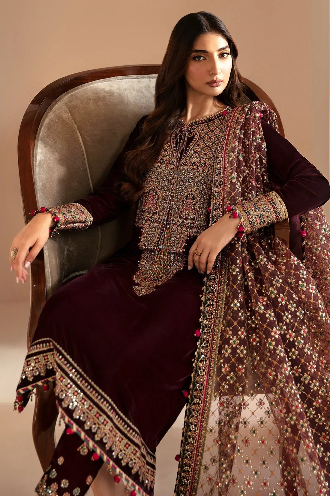 Jazmin | Velvet Edit 24 | Velvet Formal VF-2022 - Rang-e-Khaas