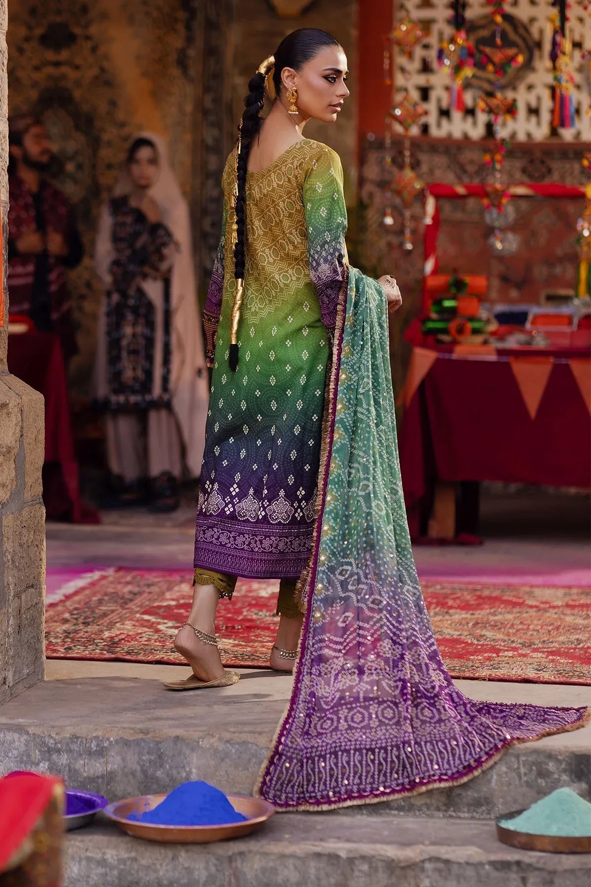 Nureh | Bazaar Lawn | NS-132 - Rang-e-Khaas