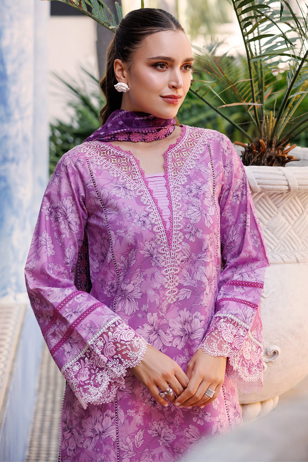 Farasha | Printed Essentials | Lavender Rush