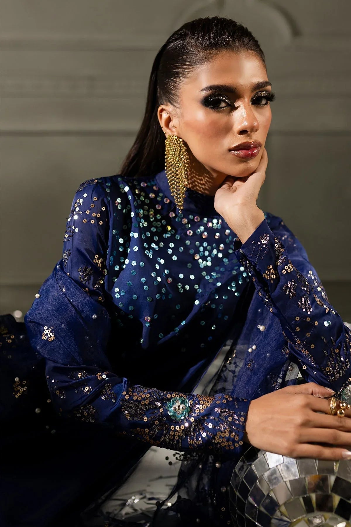 Nureh | Tiny Twinkles | Sunset Sparkle TW-07 - Rang-e-Khaas