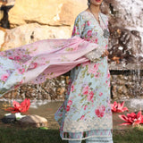 Elaf Premium | Prints Chikankari 24 | 04B GLACIELLA