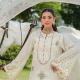 Elaf Premium | Luxury Lawn 25 | ELH-7A WHITE EMPRESS