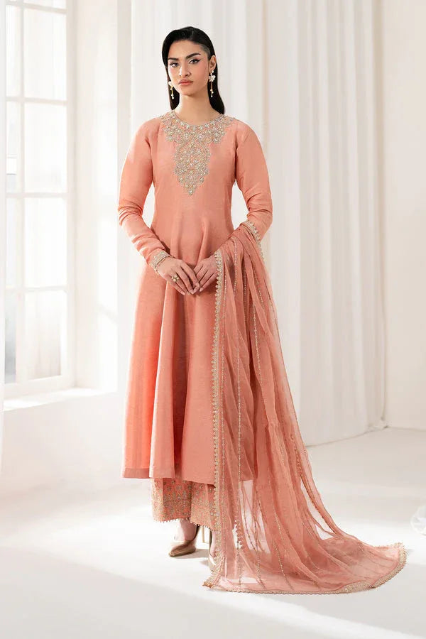 Baroque | Luxury Pret 25 | EMBROIDERED CHIFFON PR-1099 - Rang-e-Khaas
