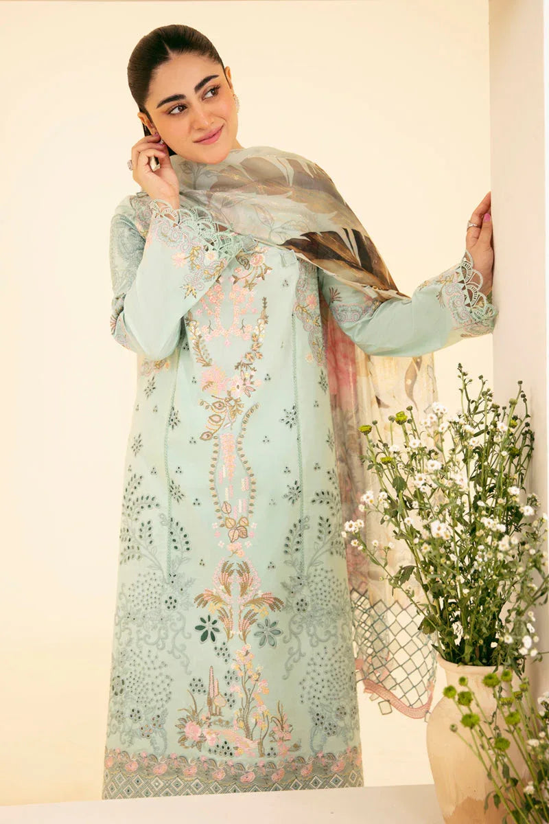 Qalamkar | Qlinekari Luxury Lawn | SQ-06 AFROZEH - Rang-e-Khaas