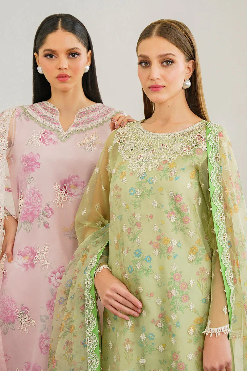Baroque | Formal Collection | ORGANZA UF-521 - Rang-e-Khaas