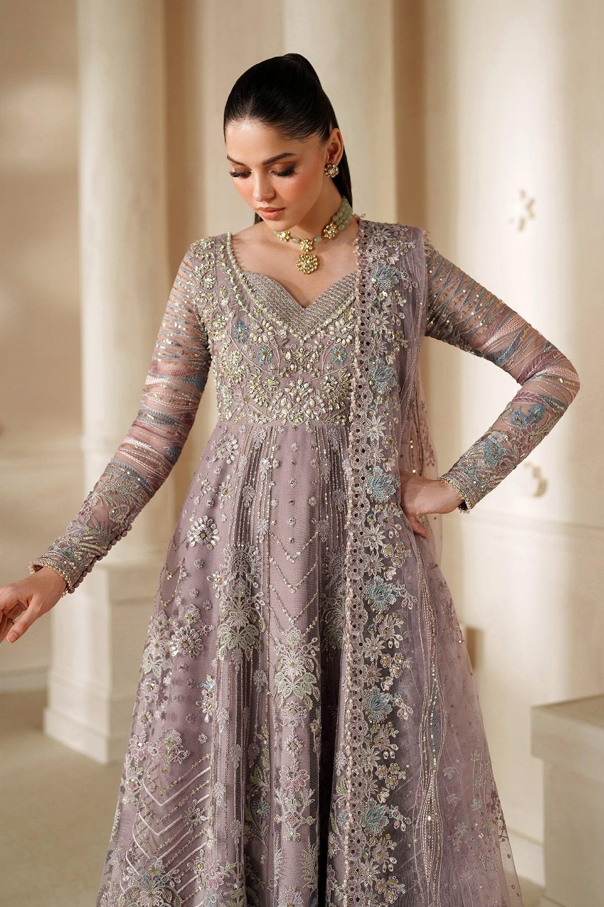 EMBROIDERED NET CH14-04 STITCHED
