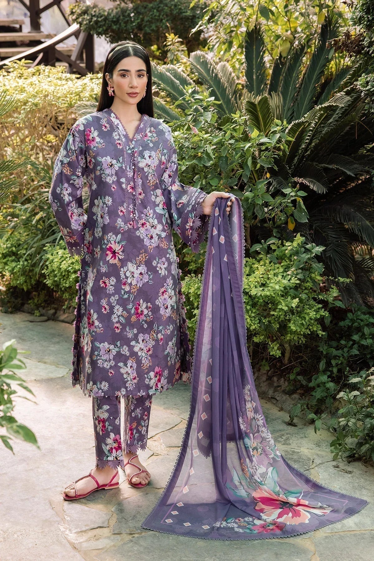 Alizeh | Sheen Lawn Prints 24 | INDIGO - Rang-e-Khaas