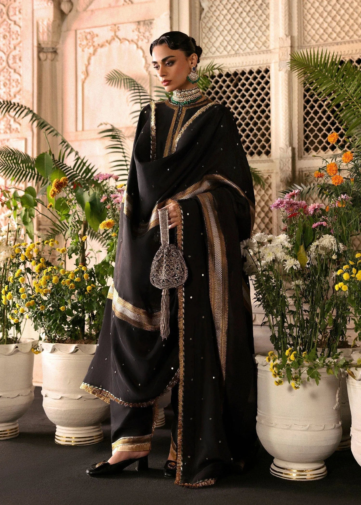 Hussain Rehar | Luxury Pret AW 25 | Noctira - Rang-e-Khaas