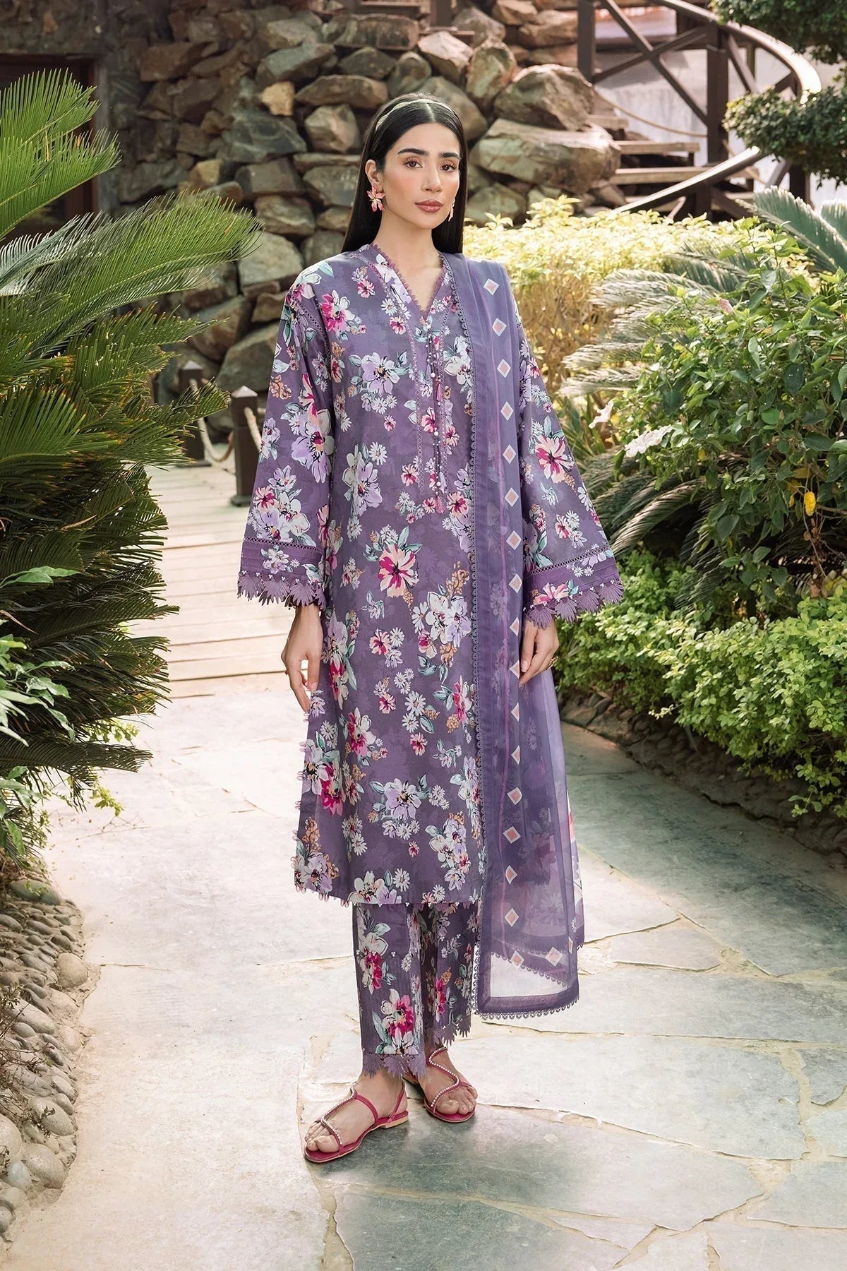 Alizeh | Sheen Lawn Prints 24 | INDIGO - Rang-e-Khaas