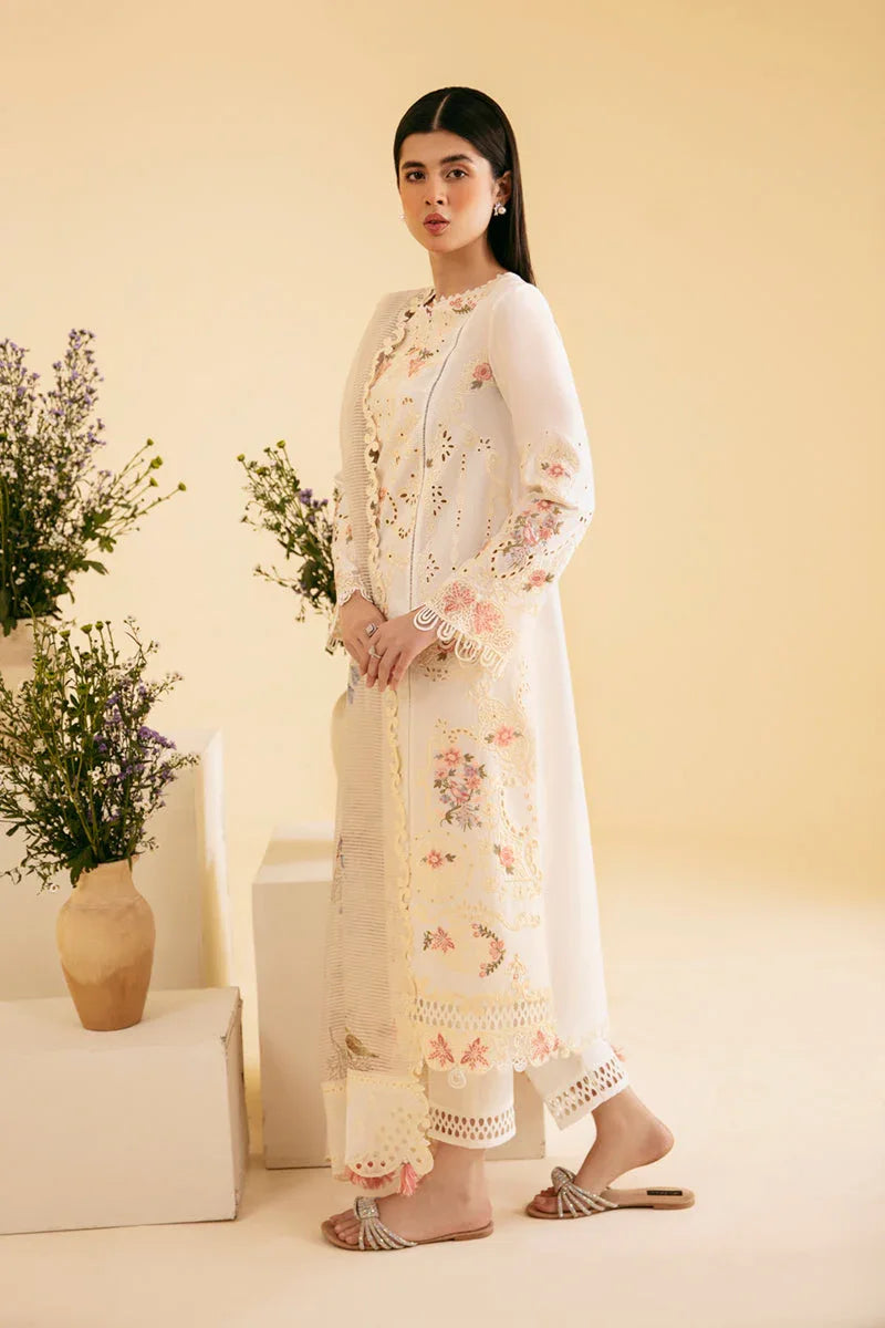 Qalamkar | Qlinekari Luxury Lawn | SQ-01 SARV - Rang-e-Khaas