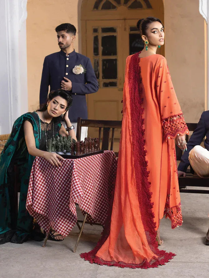 Faiza Faisal | Maya Luxury Lawn | Paula - Rang-e-Khaas