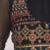 BAROQUE-EMBROIDERED CHIFFON CH09-04