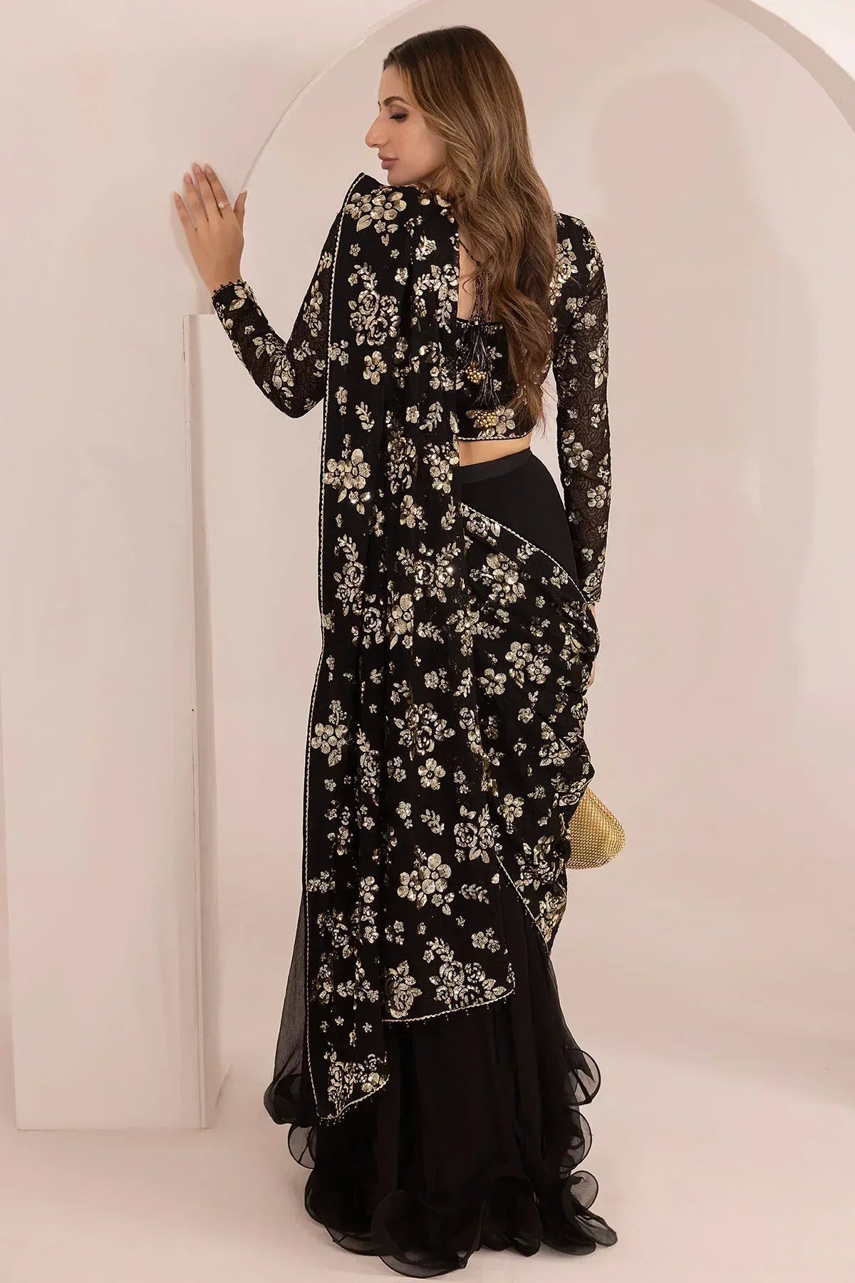Jazmin | Formals Collection | EMBROIDERED CHIFFON UC-3021 - Rang-e-Khaas